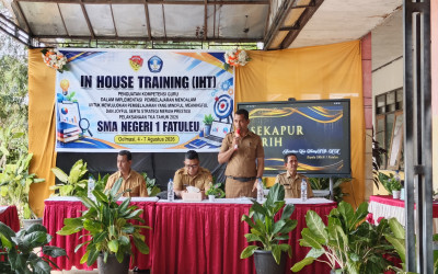 In House Training (IHT) SMA Negeri 1 Fatuleu  4–6 Agustus 2026